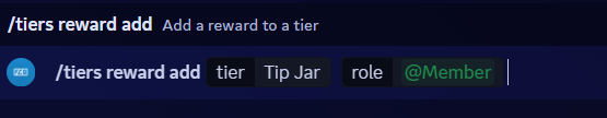 Add Tier Reward Command